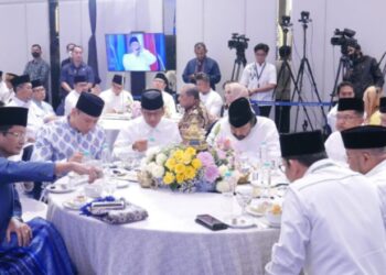 Anies Baswedan, AHY, Airlangga dan Jusuf Kalla Hadiri Acara Bukber Partai NasDem