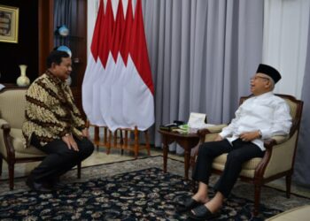 Prabowo Subianto Berkunjung ke Wapres Ma’ruf Amin, Ada Apa?