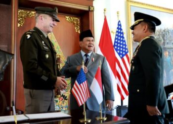 Terima Kunjungan Kasad Amerika Serikat, Prabowo Bicarakan Kelanjutan Program Pendidikan Kadet di Akmil AS