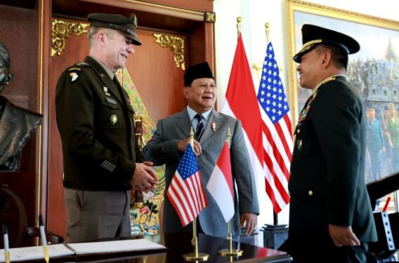 Terima Kunjungan Kasad Amerika Serikat, Prabowo Bicarakan Kelanjutan Program Pendidikan Kadet di Akmil AS