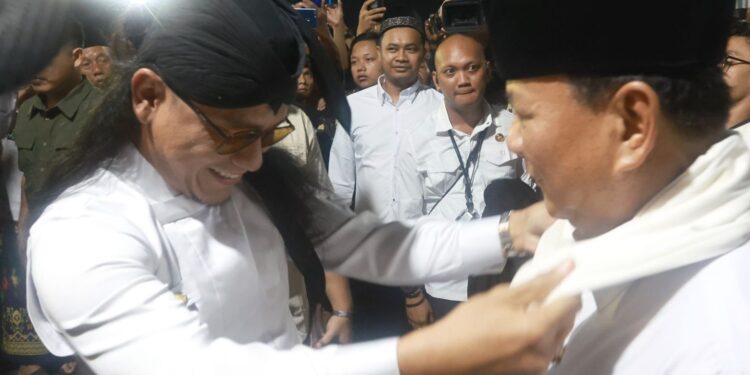Bertemu Gus Miftah di Pondok Pesantren Ora Aji Sleman, Prabowo Subianto Merasa Bahagia