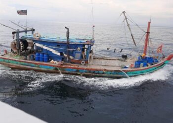 Kemlu: 17 ABK WNI Kapal Penangkap Ikan Berbendera Cgina Hilang di di Samudera Hindia