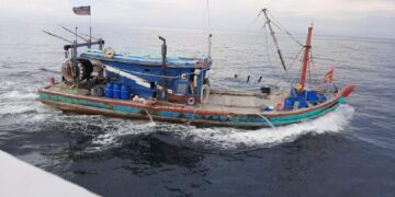 Kemlu: 17 ABK WNI Kapal Penangkap Ikan Berbendera Cgina Hilang di di Samudera Hindia