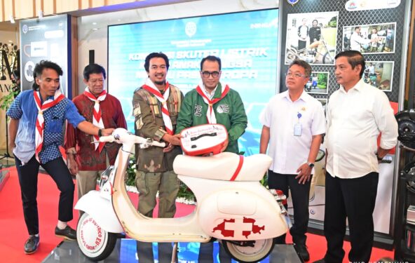 Skuter Listrik Hasil Konversi Karya Anak Bangsa Tembus Pasar Eropa