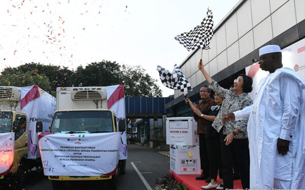 Pemerintah Indonesia Kirim Bantuan 1,5 Juta Dosis Vaksin ke Nigeria Senilai Rp30,3 Miliar