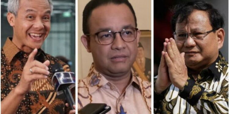 Survei SMRC: Pemilih Kuat Ganjar 73 Persen, Anies 61 Persen dan Prabowo 59 Persen