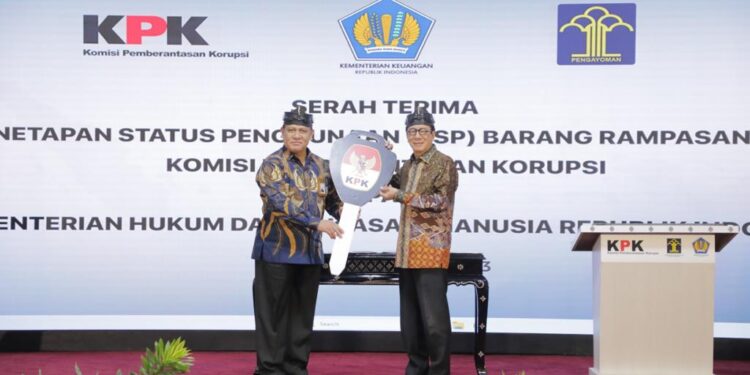 KPK Serahkan Aset Terpidana Korupsi Senilai Rp28,9 Miliar ke Kemenkumham