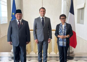 Bertemu Presiden Prancis, Prabowo Bahas Kerja Sama Bidang Pertahanan