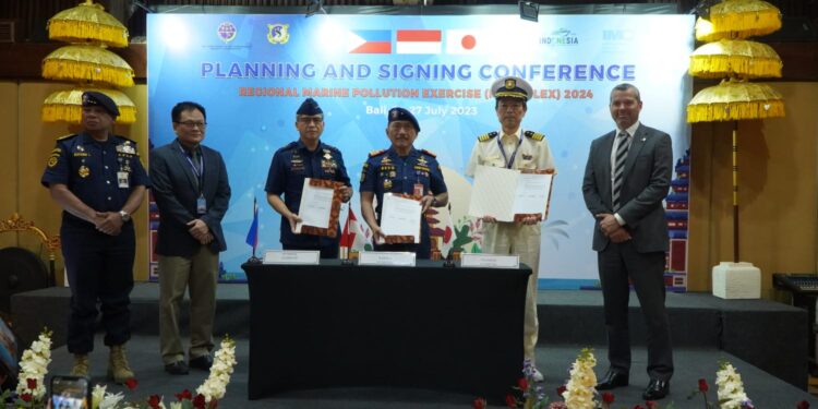 Indonesia, Filipina dan Jepang Kerjasama Penanggulangan Pencemaran Minyak di Laut