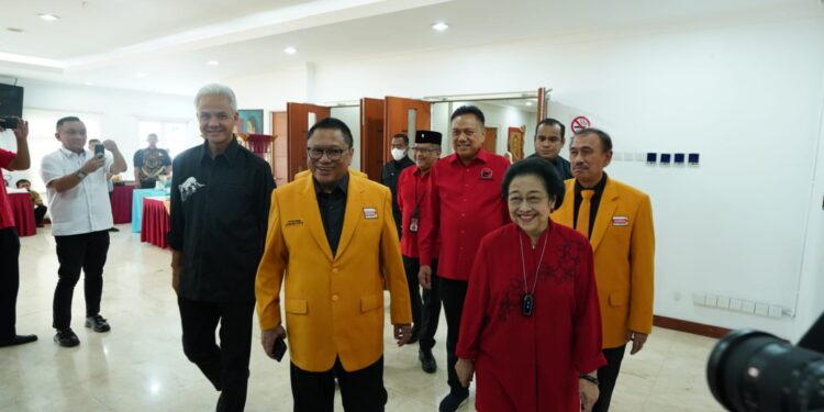 PDI Perjuangan dan Hanura Siap Memenangkan Ganjar Pranowo di Pilpres 2024
