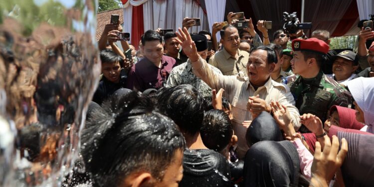 Atasi Kesulitan Rakyat, Prabowo Resmikan Lima Titik Sumber Air di Kabupaten Kuningan