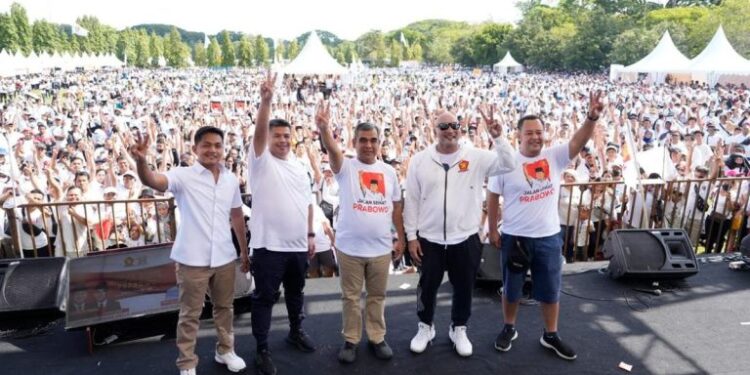 4 Februari 2024, DPD Gerindra Bali Gelar Jalan Sehat Berhadiah Rumah hingga Motor