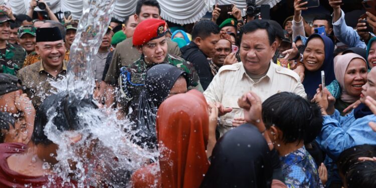 Masyarakat Gembira Usai Prabowo Bangun Sembilan Titik Sumber Air Bersih di Sukabumi