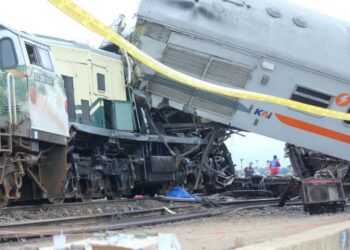 Seluruh Penumpang Kereta Api Selamat, Korban Cedera Dibawa Ke RS Terdekat