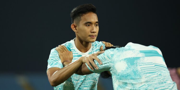 Rizky Ridho, Penggawa Timnas Tak Gentar dengan Tekanan Suporter Vietnam