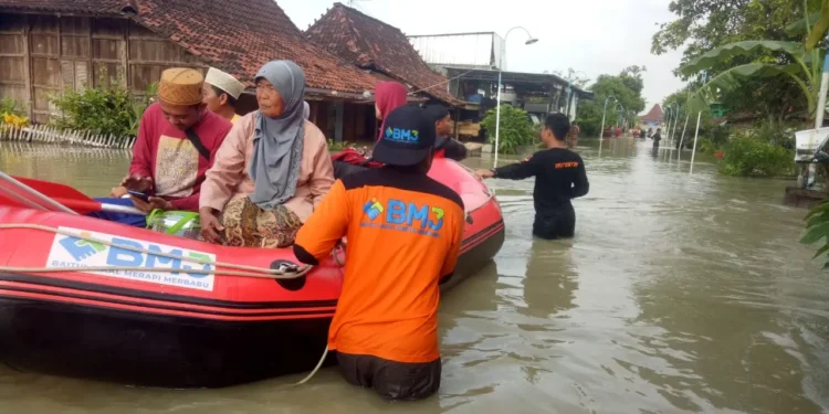 11 Kecamatan di Kabupaten Demak Terendam Banjir Akibat Enam Tanggul Jebol