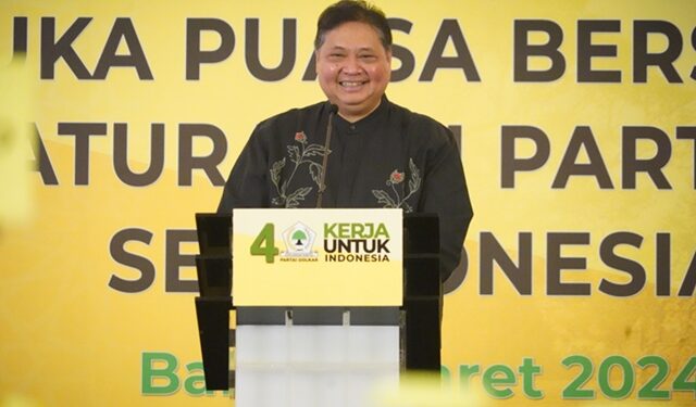Dipecat PDIP, Airlangga: Jokowi-Gibran Sudah Masuk Keluarga Partai Golkar