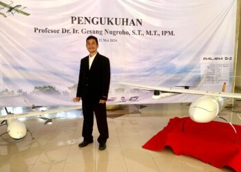 Kembangkan Pesawat Tanpa Awak, Gesang Nugroho Raih Guru Besar UGM