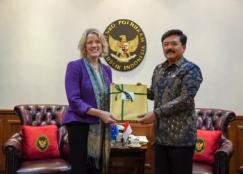 Bertemu Mendagri Australia, Menko Polhukam Bahas Kerjasama Hukum dan Keamanan Kedua Negara