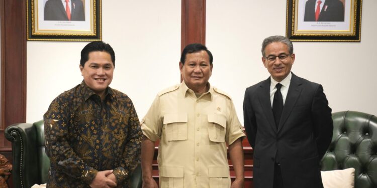 Prabowo Terima Kunjungan Menteri BUMN dan Pendiri Emaar Properties UEA, Bahas Potensi Pembangunan RI