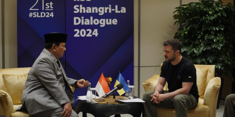 Prabowo Bertemu Presiden Ukraina Bahas Pentingnya Perdamaian dan Keamanan Internasional