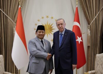 Temui Presiden Erdogan, Prabowo Bahas Kerja Sama Pertahanan RI dan Turki