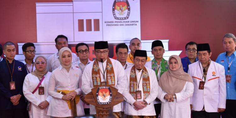 Ridwan Kamil-Suswono Bawa Slogan Jakarta Maju dan Jakarta Baru di Pilkada 2024