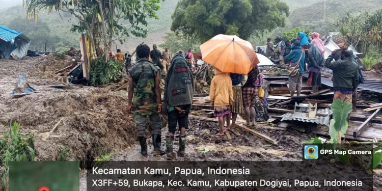 Banjir Bandang Kabupaten Dogiyai, 4 Warga Meninggal Dunia