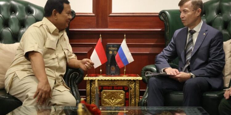 Terima Kunjungan Dubes Rusia, Prabowo Berharap Pererat Kerja Sama Pertahanan