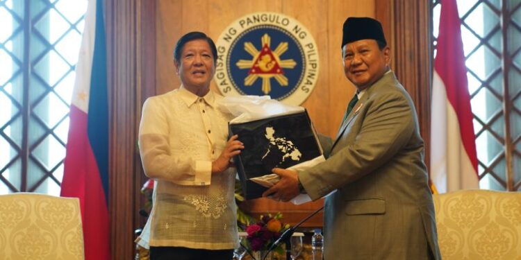 Bertemu Presiden Filipina, Prabowo Komitmen Tingkatkan Hubungan Bilateral
