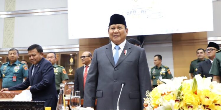 Hadiri Rapat Kerja Terakhir Komisi I DPR, Prabowo: Saya Merasa Didukung Penuh