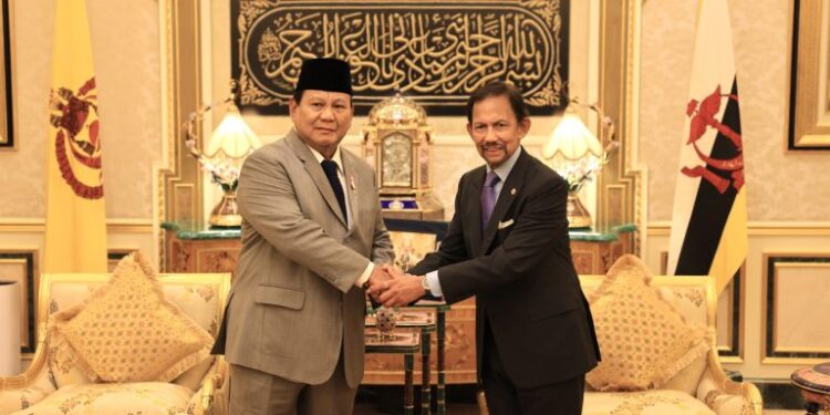 Prabowo Beretemu Sultan Hassanal Bolkiah, Bahas Kerja Sama Militer dan Industri Pertahanan