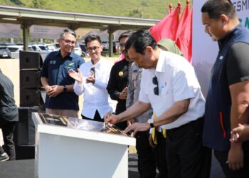 Didampingi Menpora, Menko Luhut Resmikan Pusat Pelatihan Atletik Pangalengan