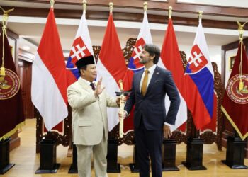 Prabowo Terima Kunjungan Kehormatan Menhan Slovakia, Bahas Pertahanan Bilateral