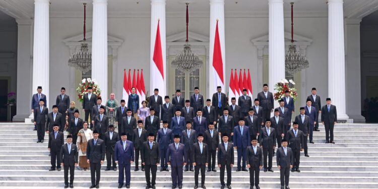 Prabowo Subianto Lantik 48 Menteri Kabinet Merah Putih