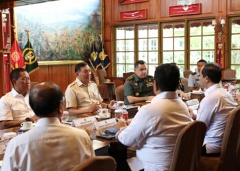 Kunjungi Menhan, Menteri Transmigrasi Bahas Pengembangan Wilayah Perbatasan
