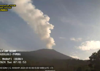 Gunung Marapi Turun Status Jadi Waspada