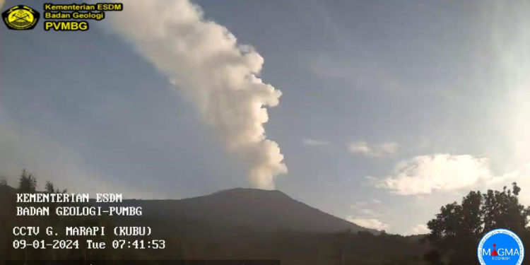 Gunung Marapi Turun Status Jadi Waspada