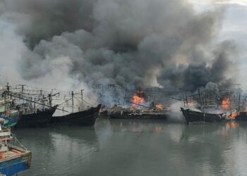 Sinergi KKP Gerak Cepat Atasi Insiden Kebakaran Kapal Perikanan di Tegal
