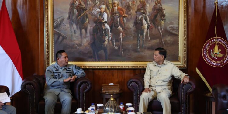 Menhan dan Bakamla Bahas Penguatan Keamanan Laut