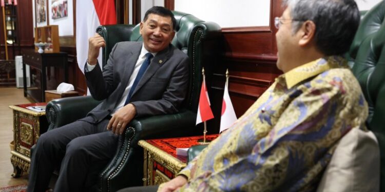 Bertemu Dubes Jepang, Menteri Sjafrie Bahas Kerja Sama Pertahanan