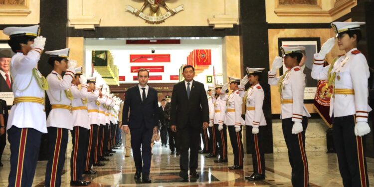 Terima Menhan Prancis, Sjafrie Sjamsoeddin Bahas Pengembangan Teknologi dan Industri Pertahanan