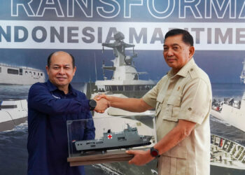 Menhan Minta PT PAL Percepat Pengembangan Kapal Fregat Merah Putih