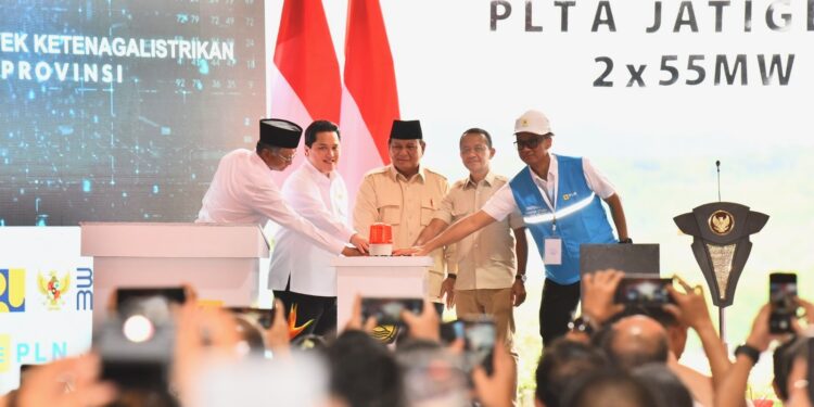 Presiden Prabowo Resmikan Proyek Pembangkit Listrik Terbesar di Dunia