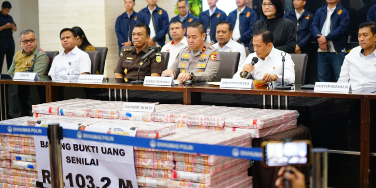 Polri Tetapkan PT AJP dan FH Tersangka TPPU Judi Online, Sita Uang Rp 103,27 Miliar