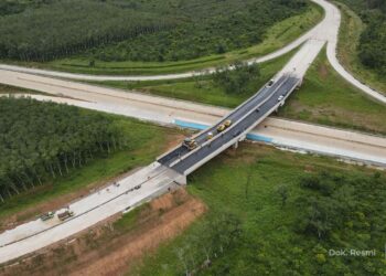 Dukung Mudik 2025, Hutama Karya Percepat Tol Palembang – Betung