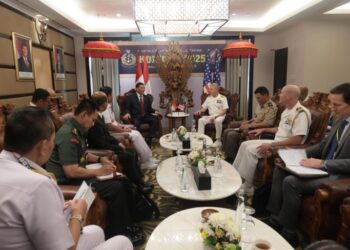 Bertemu Komandan Armada Pasifik AS, Menhan Bahas Penguatan Pertahanan