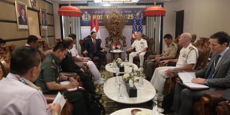 Bertemu Komandan Armada Pasifik AS, Menhan Bahas Penguatan Pertahanan