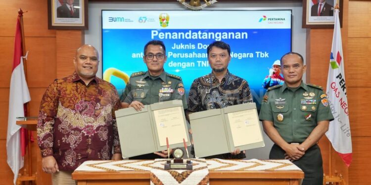 PGN Gandeng TNI AD Perketat Keamanan Penyaluran Gas Bumi