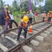 KAI Terus Berupaya Pulihkan Jalur Rel Terdampak Banjir Sungai Tuntang